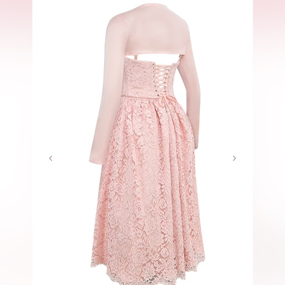 NWT House of CB “DUCHESS”
Ballerina Pink Lace Corset, Skirt And Bolero Set - Picture 10 of 10